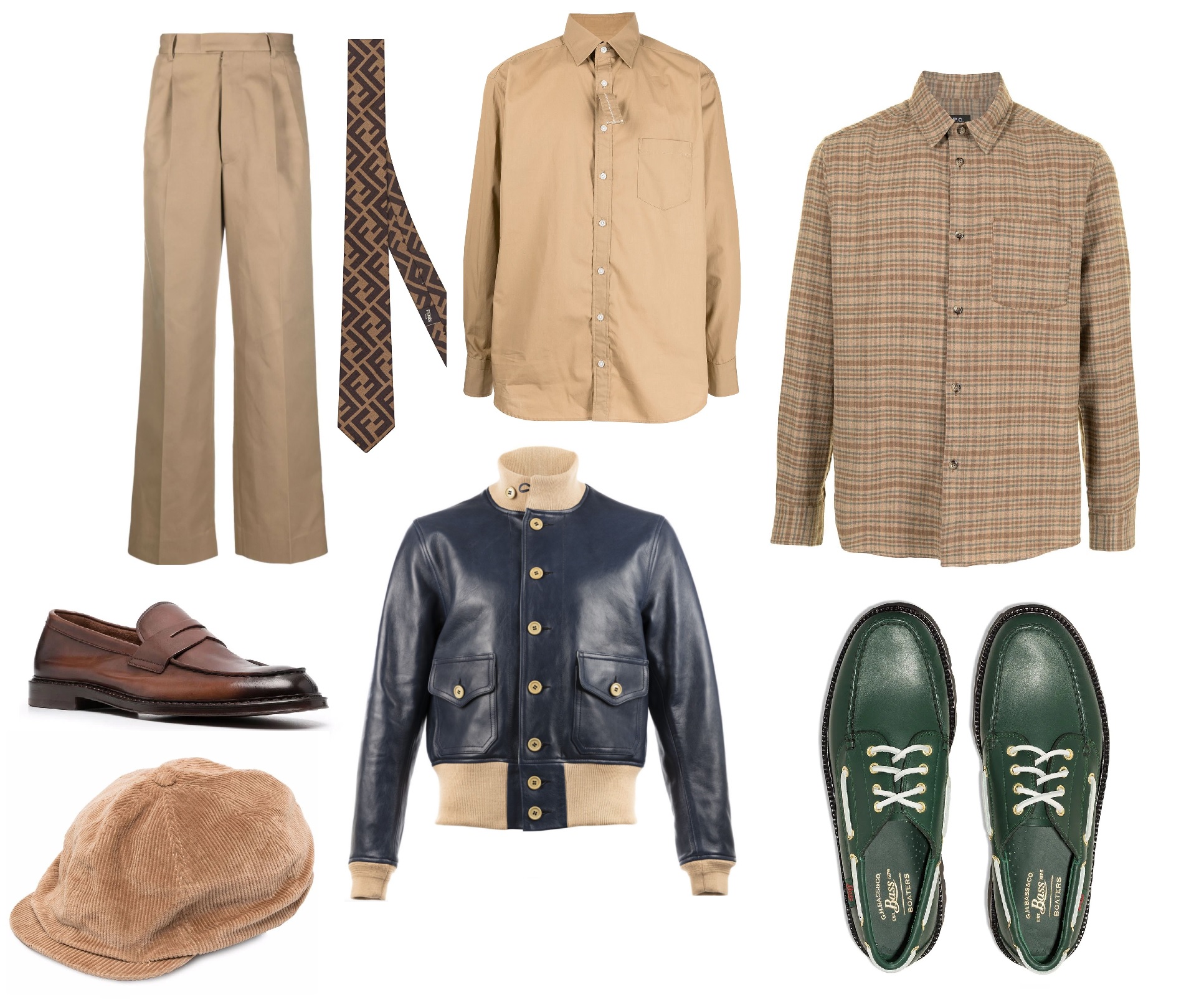 chapal, G.H. Bass & Co., Maison Margiela, Kolor, Dsquared2, Fendi, Doucal's, A.P.C.